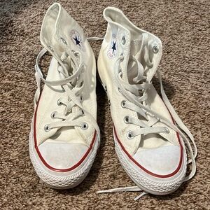 high top white converse